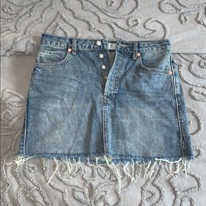 Free people Denim skirt